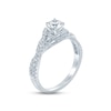 Thumbnail Image 2 of Previously Owned Round-cut Diamond Engagement Ring 3/4 ct tw 14K White Gold