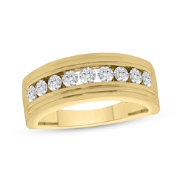 Previously Owned Men's Diamond Wedding Ring 1 ct tw 10K Yellow Gold