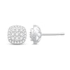 Thumbnail Image 2 of Previously Owned Diamond Stud Earrings 1/2 ct tw Round-Cut 10K White Gold