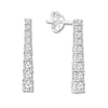 Thumbnail Image 2 of Previously Owned Diamond Drop Earrings 1-5/8 ct tw Round-cut 14K White Gold