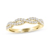 Thumbnail Image 1 of Previously Owned THE LEO Diamond Round-Cut Twist Wedding Band 3/8 ct tw 14K Yellow Gold