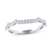 Thumbnail Image 1 of Previously Owned THE LEO Diamond Wedding Band 1/4 ct tw Round-cut 14K White Gold