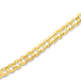 Previously Owned Cuban Curb Chain Bracelet 10K Yellow Gold 9&quot;