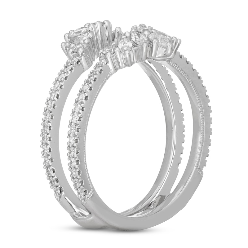 Main Image 2 of Previously Owned Neil Lane Diamond Enhancer Ring 3/4 ct tw Round, Marquise & Pear-Shaped 14K White Gold