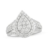 Thumbnail Image 1 of Previously Owned Multi-Center Diamond Engagement Ring 1-1/2 ct tw Round-cut 14K White Gold