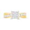 Thumbnail Image 3 of Previously Owned Princess-Cut Quad Diamond Engagement Ring 1-1/2 ct tw 14K Yellow Gold