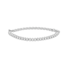 Thumbnail Image 1 of Previously Owned Diamond Adjustable Line Tennis Bracelet 1 ct tw 10K White Gold 9&quot;