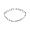 Thumbnail Image 2 of Previously Owned Diamond Adjustable Line Tennis Bracelet 1 ct tw 10K White Gold 9&quot;