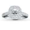 Thumbnail Image 1 of Previously Owned Neil Lane Ring Setting 3/4 ct tw Diamonds 14K White Gold