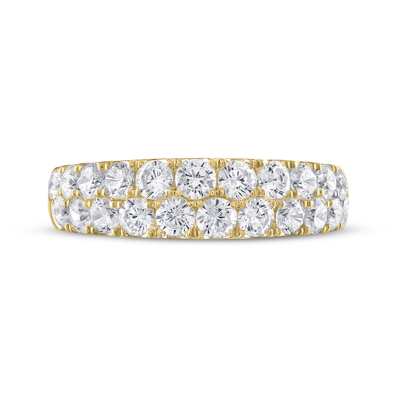 Main Image 3 of Previously Owned THE LEO Ideal Cut Round-Cut Diamond Anniversary Band 1-1/2 ct tw 14K Yellow Gold