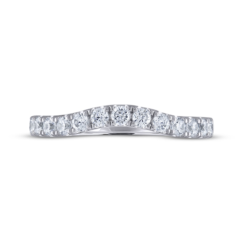 Main Image 3 of Previously Owned THE LEO Legacy Lab-Grown Diamond Anniversary Band 1/2 ct tw 14K White Gold