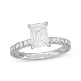 Previously Owned Neil Lane Artistry Emerald-Cut Lab-Grown Diamond Engagement Ring 2-1/2 ct tw 14K White Gold