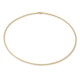 Previously Owned Solid Rope Chain Necklace 14K Yellow Gold 20&quot;