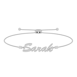 Bolo Name Plate Bracelet