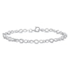 Thumbnail Image 1 of Infinity Link Bracelet Diamond Accent Sterling Silver 7.5&quot;