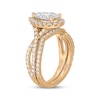 Thumbnail Image 2 of Neil Lane Artistry Pear-Shaped Lab-Grown Diamond Halo Bridal Set 2-1/2 ct tw 14K Yellow Gold