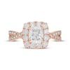 Thumbnail Image 6 of Neil Lane Artistry Cushion-Cut Lab-Grown Diamond Engagement Ring 1-7/8 ct tw 14K Rose Gold