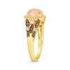 Thumbnail Image 2 of Le Vian Venetian Mosaic Opal Ring 1/2 ct tw Diamonds 14K Honey Gold