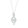 Thumbnail Image 1 of Lab-Grown Diamonds by KAY Infinity Necklace 1/2 ct tw 10K White Gold 18&quot;