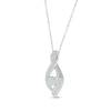 Thumbnail Image 2 of Lab-Grown Diamonds by KAY Infinity Necklace 1/2 ct tw 10K White Gold 18&quot;