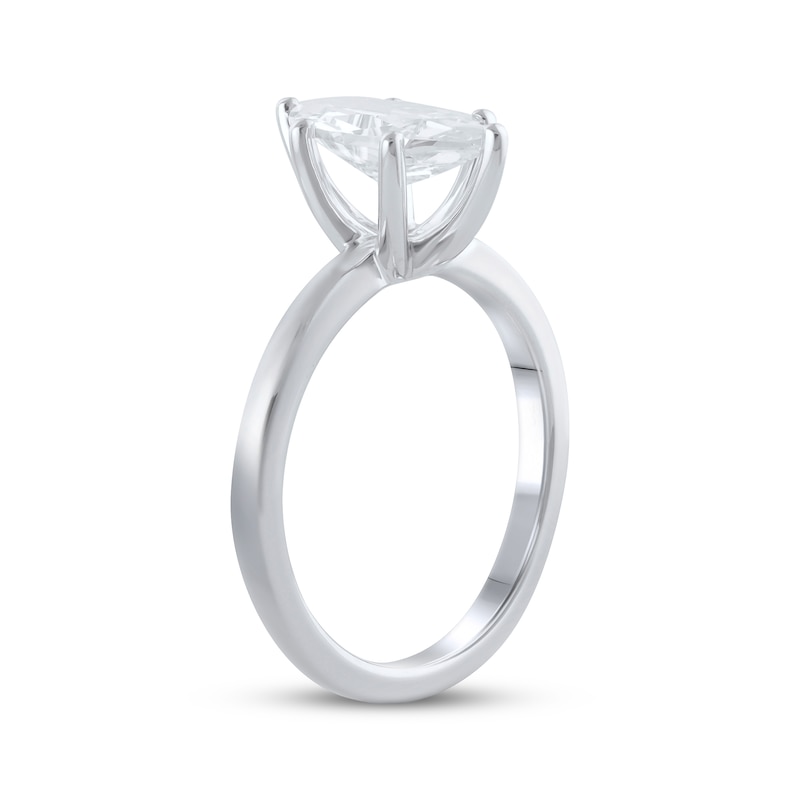 Lab-Grown Diamonds by KAY Marquise-Cut Solitaire Engagement Ring 1-1/2 ct tw 14K White Gold (F/SI2)