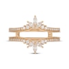 Thumbnail Image 3 of Neil Lane Marquise & Round-Cut Diamond Enhancer Ring 5/8 ct tw 14K Yellow Gold