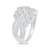 Thumbnail Image 2 of Lab-Grown Diamonds by KAY Crossover Swirl Fashion Ring 1-1/2 ct tw 10K White Gold