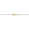 Thumbnail Image 2 of Tilted Puff Heart Necklace 14K Yellow Gold 18&quot;