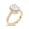 Thumbnail Image 2 of Lab-Grown Diamonds by KAY Oval-Cut Halo Engagement Ring 2-3/4 ct tw 14K Yellow Gold