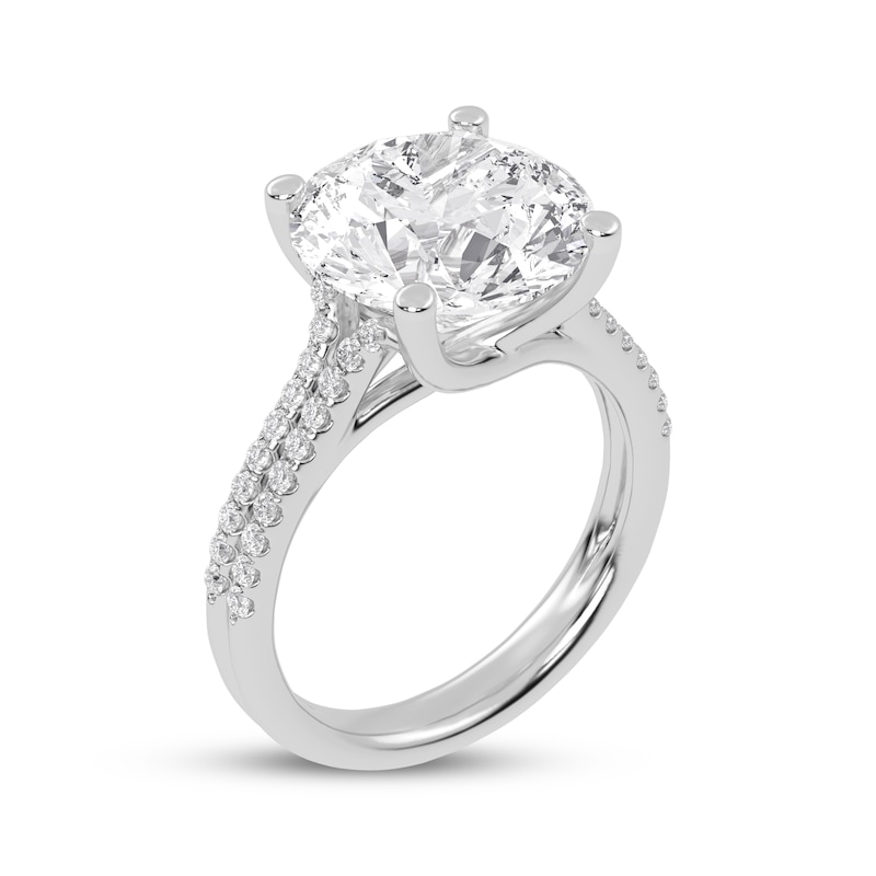 Main Image 2 of Now + Forever Lab-Grown Diamonds Round-Cut Engagement Ring 5-1/4 ct tw 14K White Gold