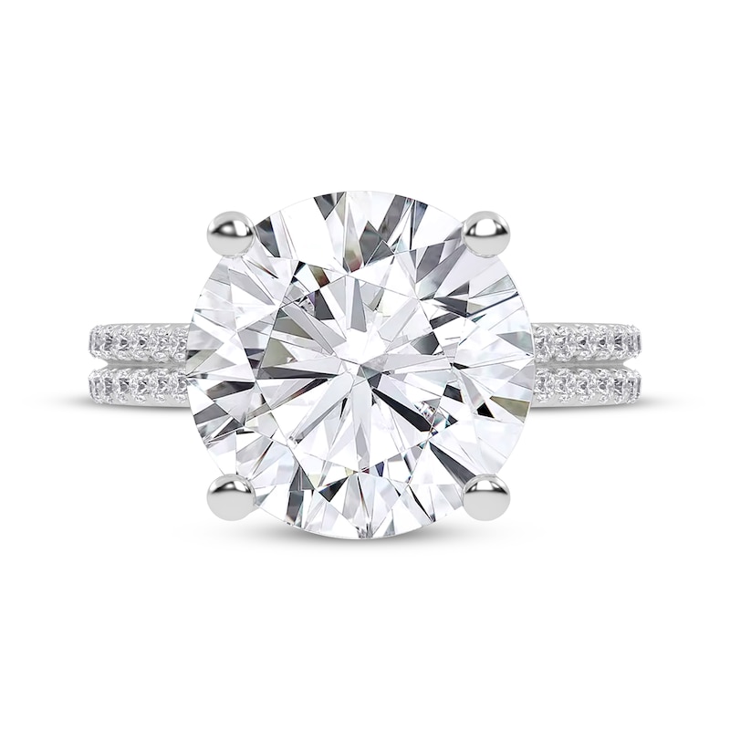 Main Image 3 of Lab-Grown Diamonds by KAY Round-Cut Engagement Ring 5-1/4 ct tw 14K White Gold