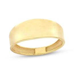 Concave Ring 10K Yellow Gold