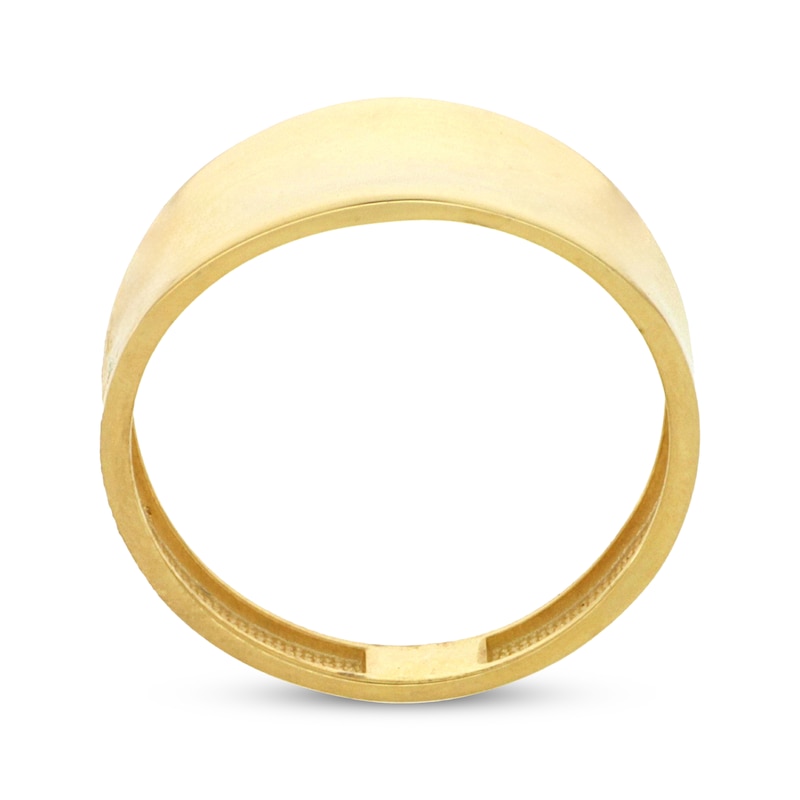 Concave Ring 10K Yellow Gold