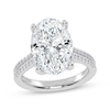 Thumbnail Image 1 of Now + Forever Lab-Grown Diamonds Oval-Cut Engagement Ring 5-1/4 ct tw 14K White Gold