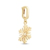 Thumbnail Image 2 of Charmed Memories Snowflake Charm 10K Yellow Gold