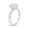 Thumbnail Image 2 of KAY Signature Collection Radiant-Cut Lab-Grown Diamond Engagement Ring 2-1/4 ct tw 14K White Gold