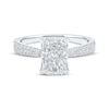 Thumbnail Image 3 of KAY Signature Collection Radiant-Cut Lab-Grown Diamond Engagement Ring 2-1/4 ct tw 14K White Gold