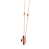 Thumbnail Image 1 of Le Vian Ruby Necklace 1/10 ct tw Diamonds 14K Strawberry Gold 19"