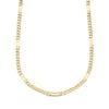 Thumbnail Image 0 of Solid Curb Chain Station Necklace 10K Yellow Gold 22"