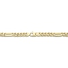 Thumbnail Image 2 of Solid Curb Chain Station Necklace 10K Yellow Gold 22"