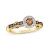 Thumbnail Image 1 of Le Vian Chocolate Diamond Ring 5/8 ct tw 14K Two-Tone Gold