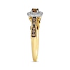 Thumbnail Image 2 of Le Vian Chocolate Diamond Ring 5/8 ct tw 14K Two-Tone Gold