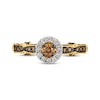 Thumbnail Image 4 of Le Vian Chocolate Diamond Ring 5/8 ct tw 14K Two-Tone Gold