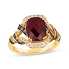 Thumbnail Image 1 of Le Vian Limited Edition Garnet Ring 1/2 ct tw Diamonds 14K Honey Gold