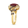 Thumbnail Image 1 of Le Vian Limited Edition Garnet Ring 1/2 ct tw Diamonds 14K Honey Gold