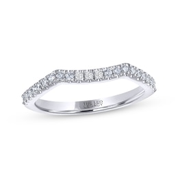 THE LEO Legacy Lab-Grown Diamond Contour Wedding Band 1/5 ct tw 14K White Gold