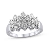 Thumbnail Image 1 of Diamond Cluster Ring 1 ct tw 10K White Gold