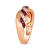 Thumbnail Image 2 of Le Vian Ruby & Diamond Twist Ring 1/5 ct tw 14K Strawberry Gold