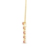 Thumbnail Image 2 of Le Vian Ruby Drop Necklace 1/20 ct tw Diamonds 14K Honey Gold 19&quot;