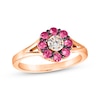 Thumbnail Image 1 of Le Vian Diamond & Ruby Ring 1/20 ct tw Diamonds 14K Strawberry Gold